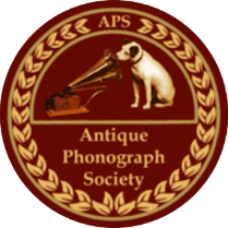 The seal of the Antique Phonograph Society